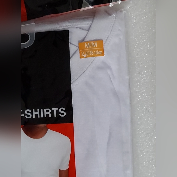 Premium White Cotton T-shirts for Men - Pack of 3, Size M - Picture 2 of 8